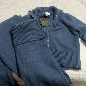 Le Lis Blue Knit Set
